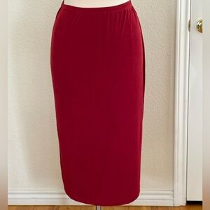Chico's Red (Rust red )Maxi Skirt size 16 (Chico’s size 3)
